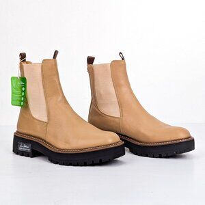 Sam Edelman Women Laguna Sesame Comfortable Chelsea Suede Boots size 10